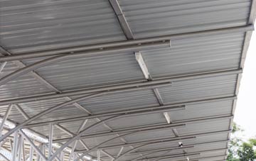 installing Bryn Offa metal roofing